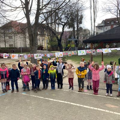 Die Kinder der Kita "Pfiffikus" haben sich mit Vielfalt besch&auml;ftigt.