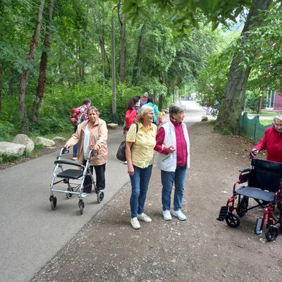 Die Gäste der Tagespflege haben einen Ausflug ins Bodetal unternommen.