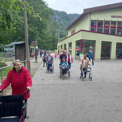 Die Gäste der Tagespflege haben einen Ausflug ins Bodetal unternommen.