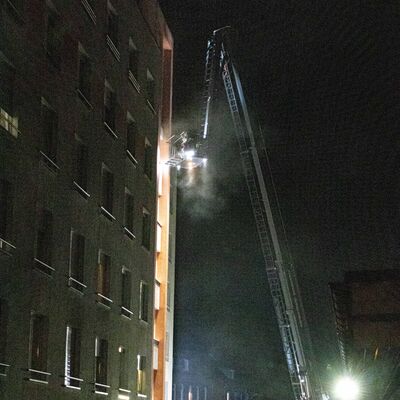 Feuerwehrbung im AWO Familien- und Pflegezentrum