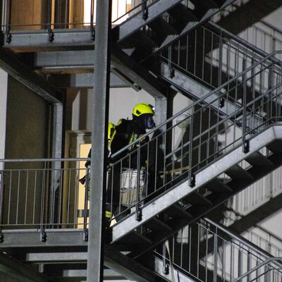 Feuerwehrbung im AWO Familien- und Pflegezentrum