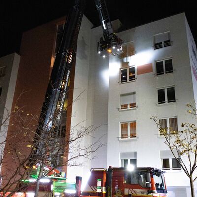 Feuerwehrbung im AWO Familien- und Pflegezentrum