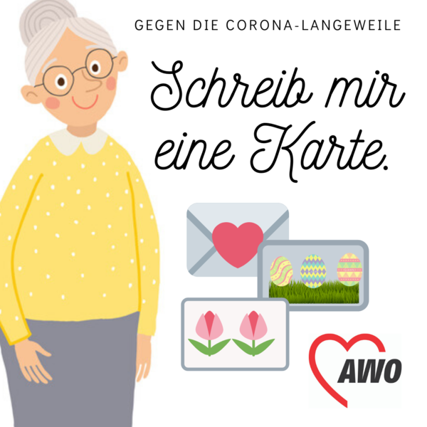 Schrieb mir eine Karte
