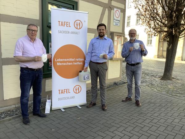 Andreas Steppuhn (l.), Maik Berger und Kai-Gerrit B�dje (r.)