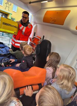 »Papa war auch schon einmal im Krankenwagen!«