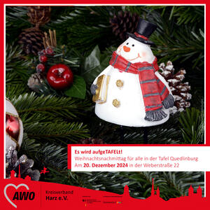 Weihnachtsnachmittag f&uuml;r Jung und Alt in der Tafel Quedlinburg