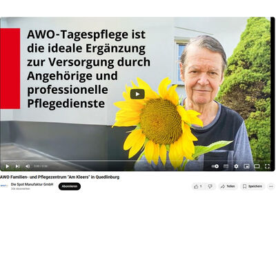 Video zu unseren Pflegeleistungen