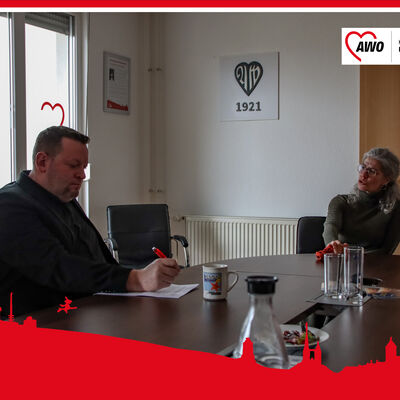 Florian Fahrtmann (SPD) besucht die AWO