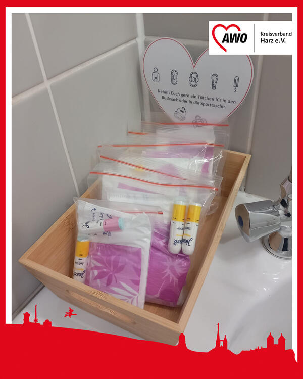 Kostenfreie Hygieneartikel