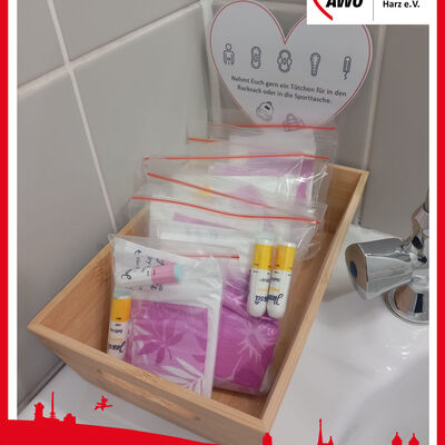 Kostenfreie Hygieneartikel