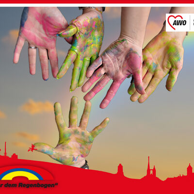 Unter dem Regenbogen