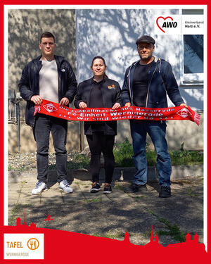 FC Einheit Wernigerode spendet an die Tafel