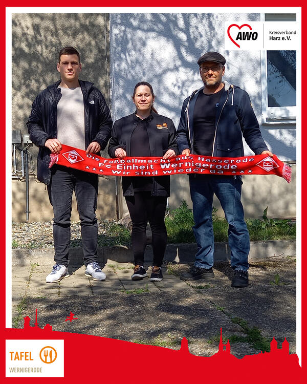FC Einheit Wernigerode spendet an die Tafel