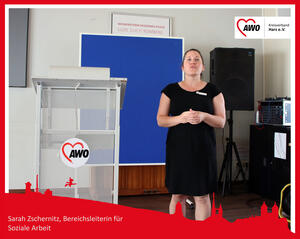 Sarah Zschernitz, Leiterin Soziale Arbeit
