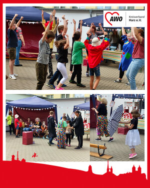 Zirkus in der AWO Tagesgruppe f&uuml;r Kinder in Halberstast