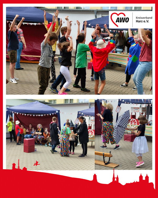 Zirkus in der AWO Tagesgruppe für Kinder in Halberstast