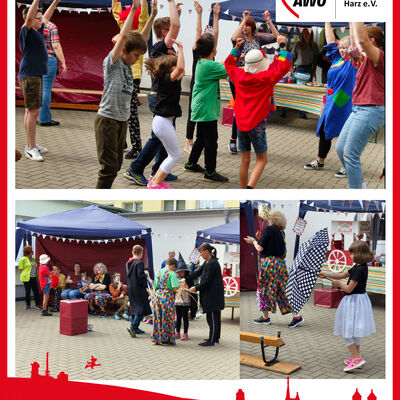 Zirkus in der AWO Tagesgruppe für Kinder in Halberstast
