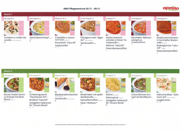 Mittagsmenü 311 bis 911