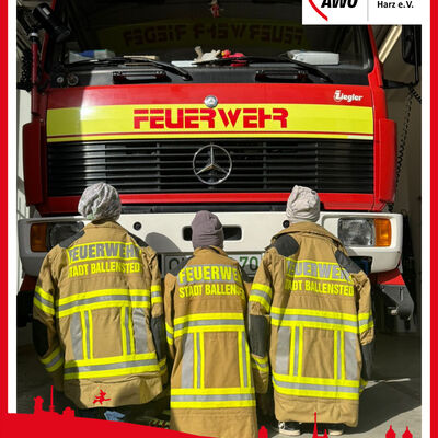 AWO Kind-Eltern-Zentrum »Lotte Lemke« besucht die Feuerwehr Rieder