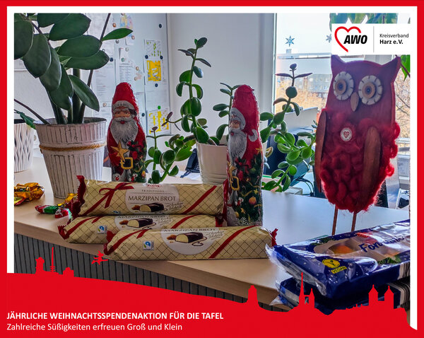 Weihnachtsspende f&uuml;r die Tafel Quedlinburg