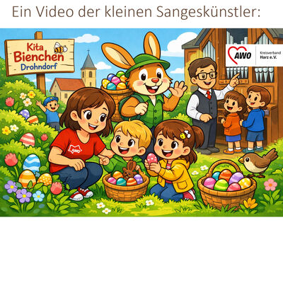 Musikalisches Osterfest mit der Kita Bienchen aus Drohndorf