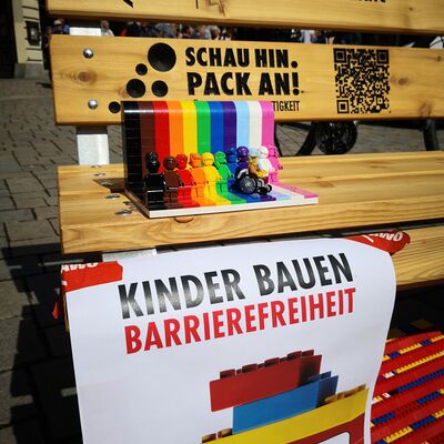 Kinder bauen Barrierefreiheit