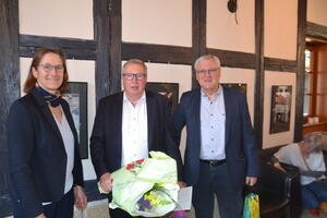 Andreas Steppuhn mit Dr. Franziska Kersten (MdB) und Jürgen Bentzius )