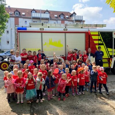 Feuerwehrfest in der Kita Pfiffikus